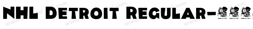NHL Detroit Regular字体转换